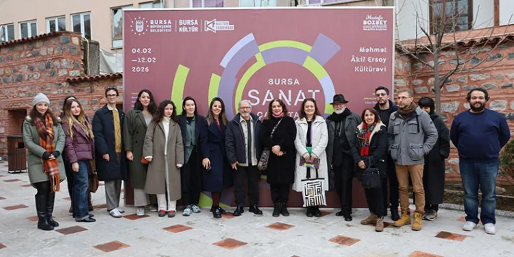 Bursa sanat çalıştayı sergi ile taçlandı