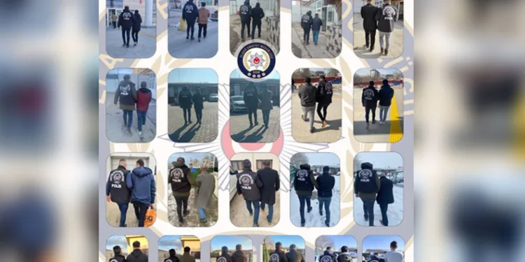 Elazığ’da kesinleşmiş hapis cezası bulunan 105 şüpheli tutuklandı