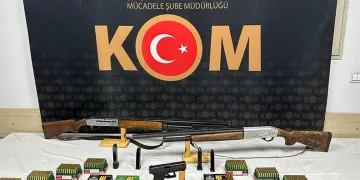 Kastamonu’da 3 adet silah ele geçirildi: 2 gözaltı