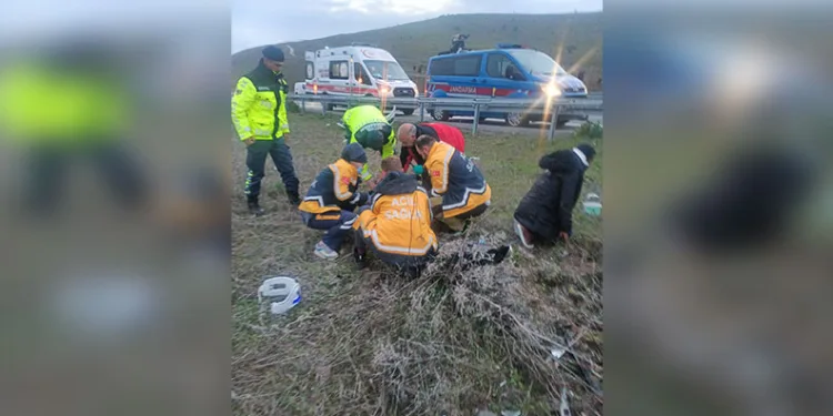 Diyarbakır’da ağaca çarpan otomobilin sürücüsü yaralandı