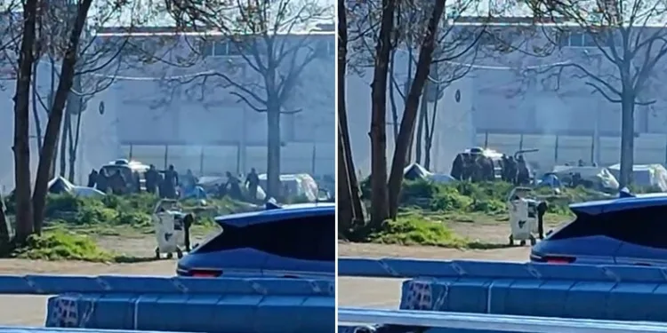 Bursa’da taşlı sopalı kavga kamerada