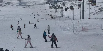 Erciyes’e kar yağdı