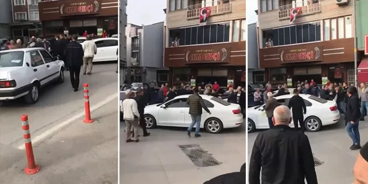 Bursa’da iftar saati yol kavgasında yumruklar konuştu