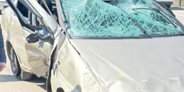Direksiyon başında rahatsızlanınca bariyerlere çarparak durabildi