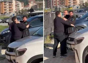Bursa’da kiracısının işletmesine otomobille daldı