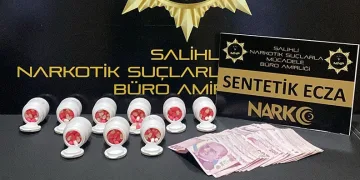Manisa’da 500 sentetik ecza ele geçirildi