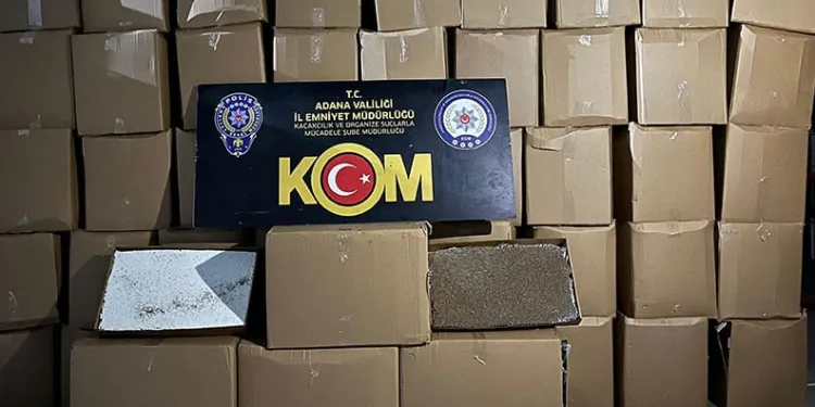 Adana’da 14 milyon TL değerinde doldurulmuş sigara ele geçirildi