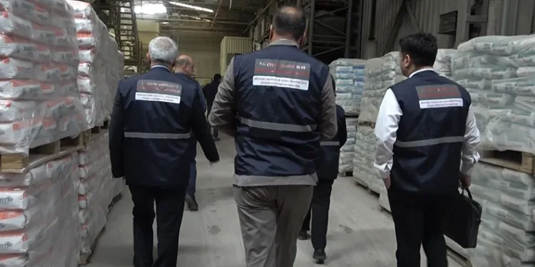 Bursa’da yapı malzemeleri üreticileri denetlendi