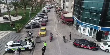 Gemlik’te dronlu denetim