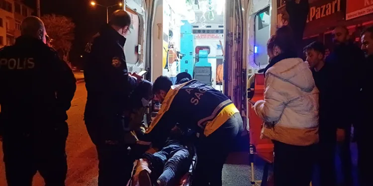 14. katın penceresine çıkan şahıs ikna sonucu indirildi