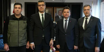 Erkan Aydın’dan Orman Bölge Müdürü Şahan’a ziyaret