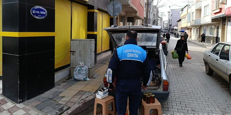 Karacabey Zabıta Müdürlüğü halkın sağlık ve huzurunu koruyor