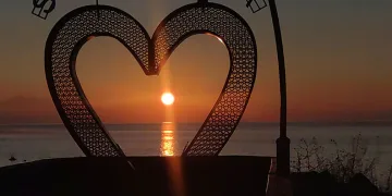 Van’da eşsiz günbatımı
