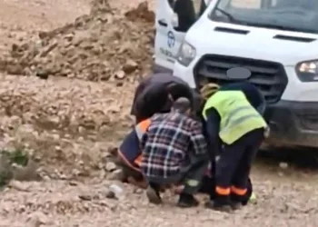 İnegöl’de doğalgaz çalışması sırasında patlama