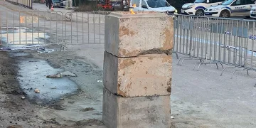 5 gündür yanan gazın çevresi betonla kapatıldı