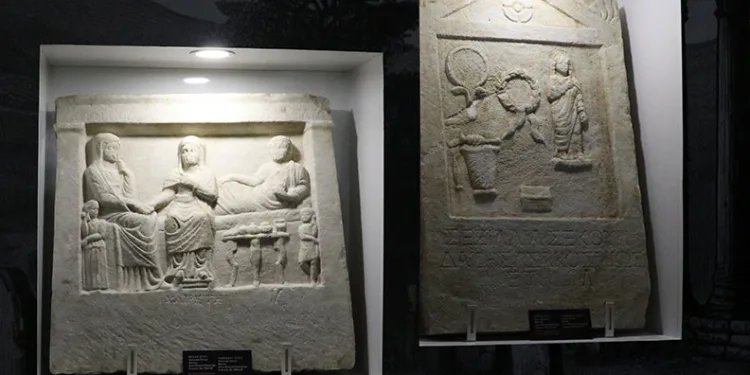 Bursa’da Bithynia Mezar Stelleri sergisi açıldı