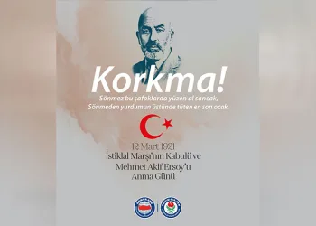 “İstiklal Marşı’nın 104. yılını aynı bilinçle idrak ediyoruz”