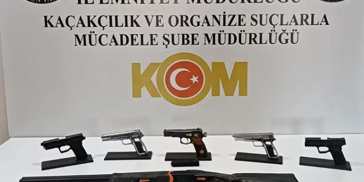 Samsun’da silah operasyonu