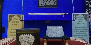 Mukaddes emanetler sergisi Yıldırım’da