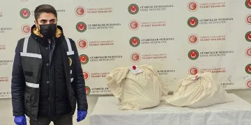 Kapıkule’de 44 kilo uyuşturucu ele geçirildi