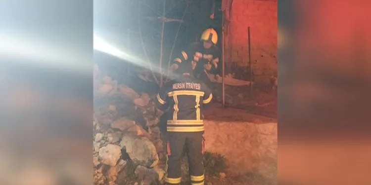 Mersin’de ev yangını: 1 ölü