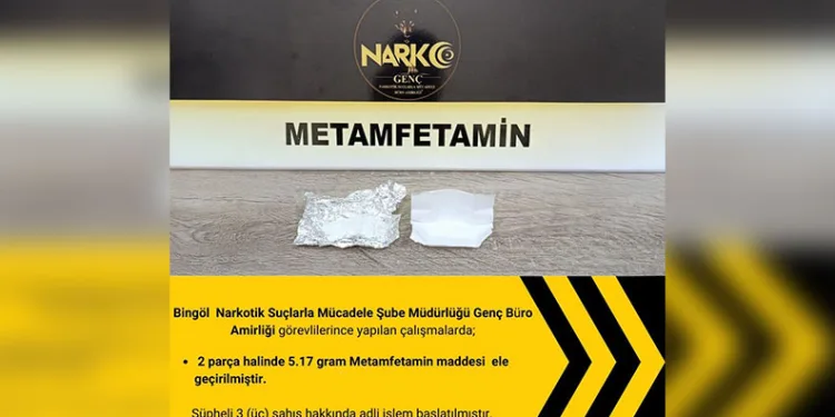 Bingöl’de uyuşturucu operasyonu