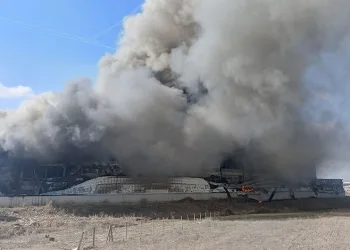 Ankara’da yatak fabrikasında yangın