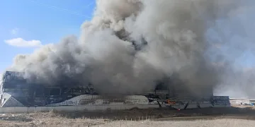 Ankara’da yatak fabrikasında yangın