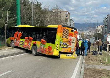 Bursa’da freni patlayan otobüs dehşet saçtı: 11 yaralı