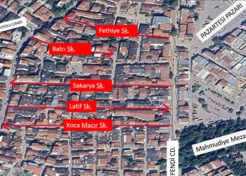 İnegöl’de 2 mahallede tek yön uygulaması başladı