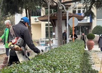 Bayram öncesi yeşil alanlara düzenleme