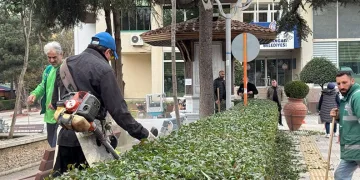 Bayram öncesi yeşil alanlara düzenleme