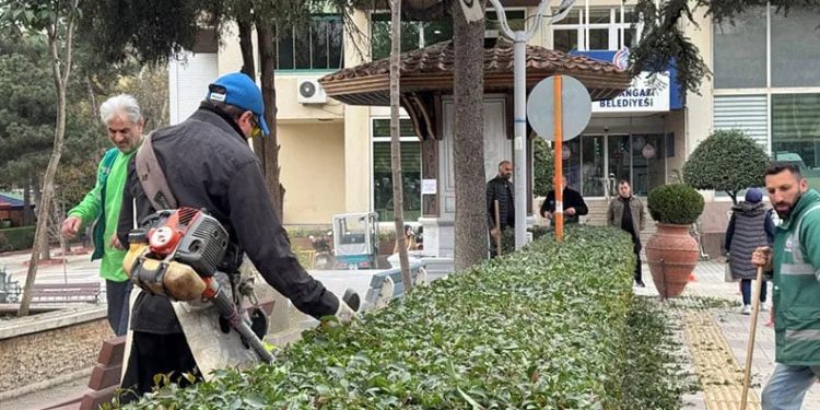 Bayram öncesi yeşil alanlara düzenleme