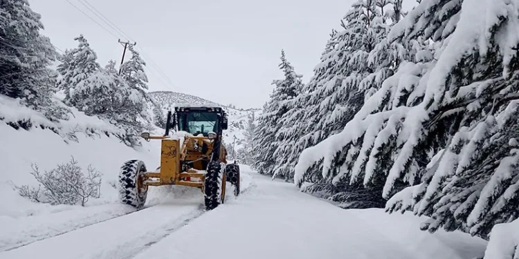 Trabzon’da 124 mahalle yolu kar nedeniyle ulaşıma kapandı