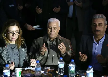 Atıcılar’da 1500 kişilik iftar sofrası