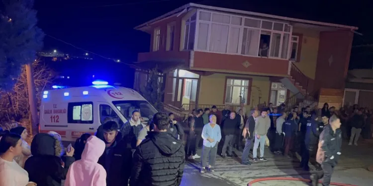 Dinlenme tesisinde korkutan yangın