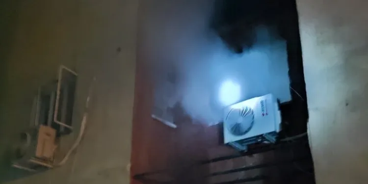 Dinlenme tesisinde korkutan yangın