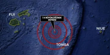 Tonga Krallığı’nda 7.1 büyüklüğünde deprem