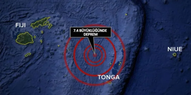 Tonga Krallığı’nda 7.1 büyüklüğünde deprem
