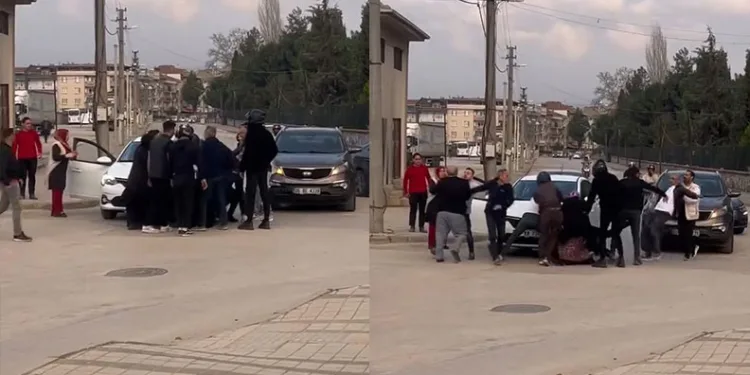 Bursa’da yangın bölgesinde güvenlik önlemi alan polise saldırı