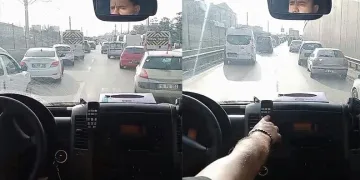Bursa’da iftar saati otomobil otobüs durağına daldı: 2’si ağır 6 yaralı