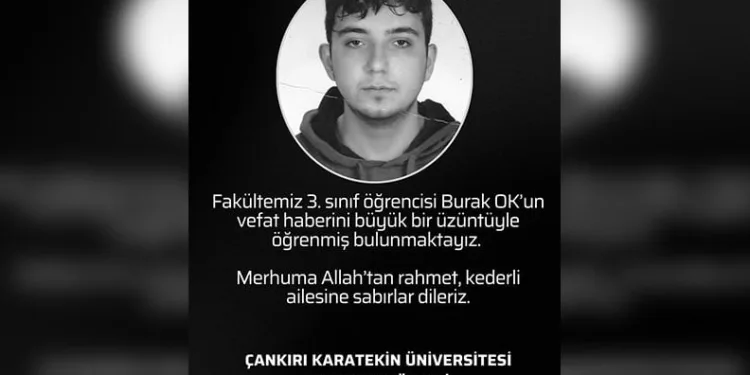 Çankırı’da 23 yaşındaki üniversite öğrencisi evinde ölü bulundu