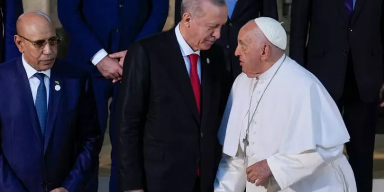 Erdoğan’dan Papa için taziye mesajı