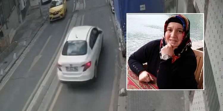 Otomobilin çarptığı kadının bacağı koptu