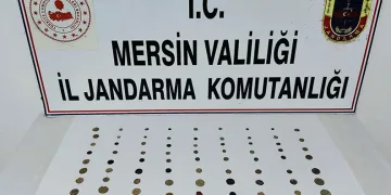 Mersin’de bir şüpheli tarihi eserleri satmaya çalışırken yakalandı