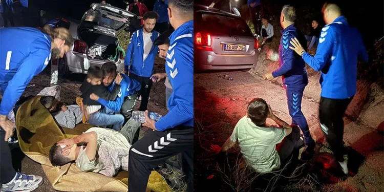 Ticari taksi ile ATV çarpıştı: 2 yaralı