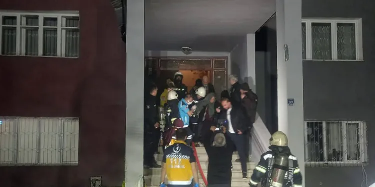 Erzurum’da korkutan yangın