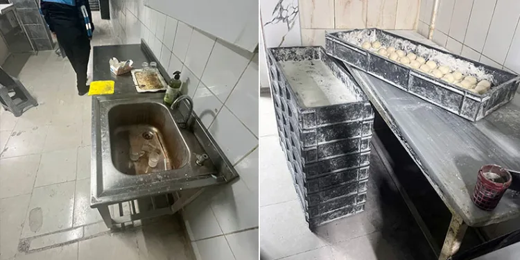 Bursa’da ruhsatsız yufka üretimi yapan iş yeri mühürlendi