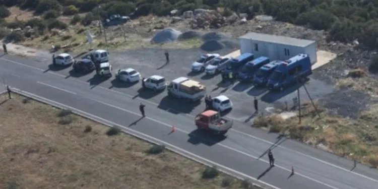 Jandarma havadan trafik denetimi gerçekleştirdi