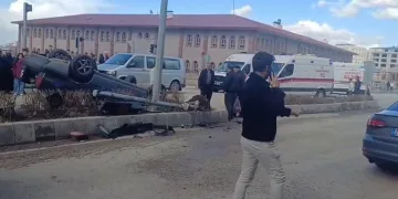 Erzurum’da trafik kazası: 1 yaralı